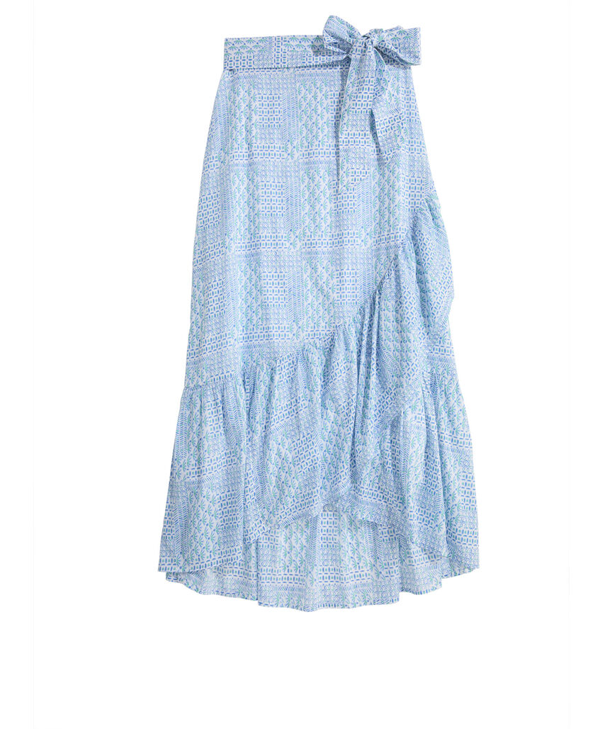 OUTLET Tie Waist Maxi Skirt