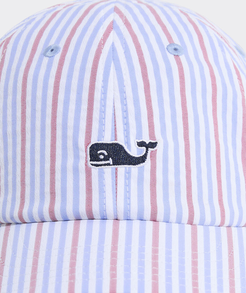 Girls' Harbor Seersucker Baseball Hat