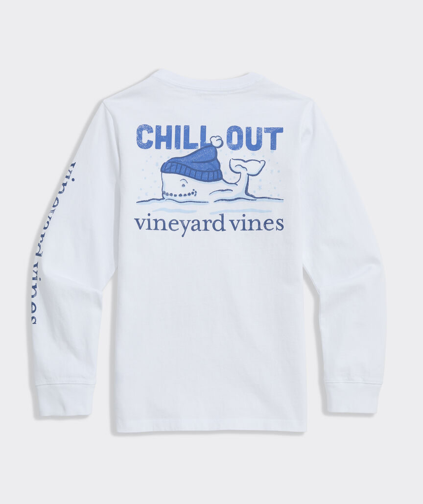 Boys Chill Out Long-Sleeve Pocket Tee