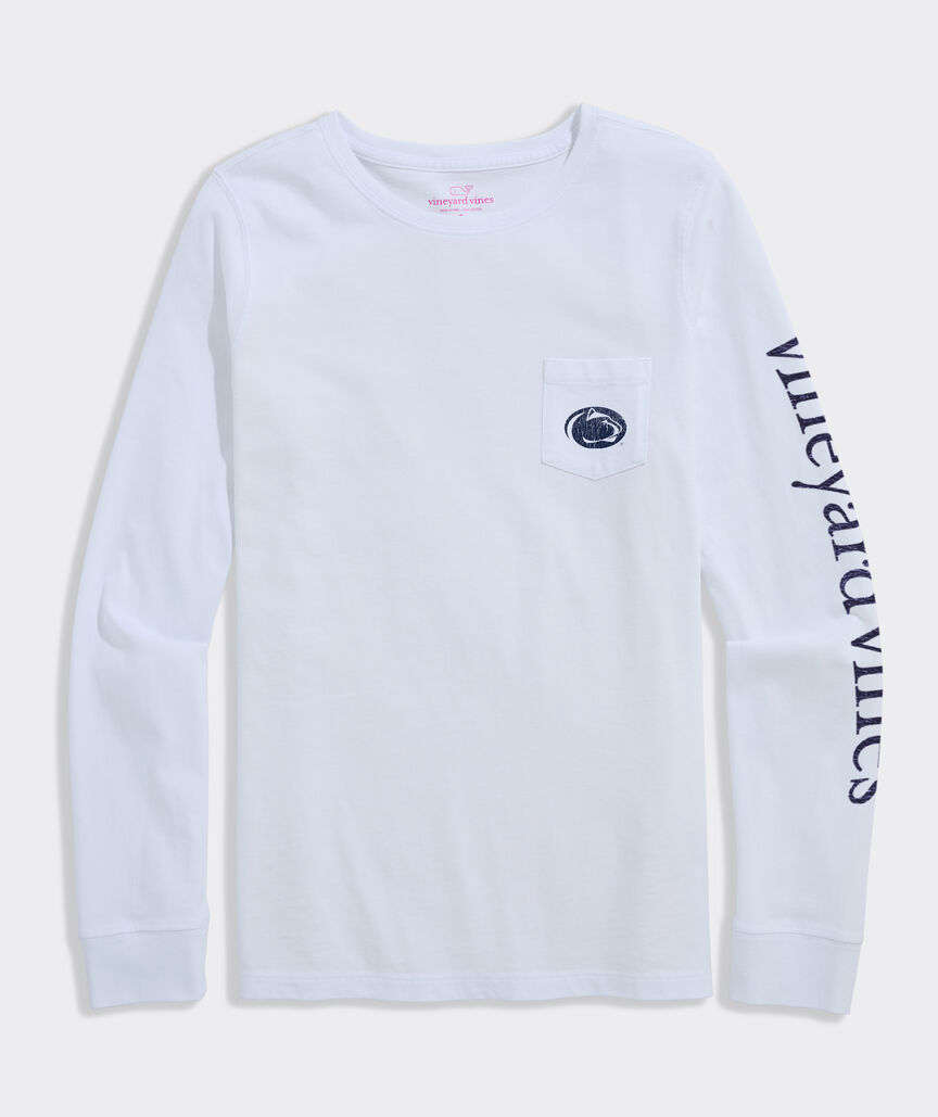 Penn State Women's Beaver Stadium Long-Sleeve Pocket Tee