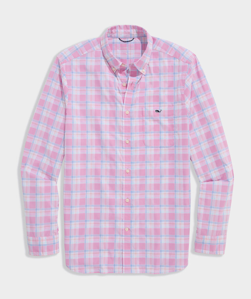 Performance Coconut Key Plaid Featherweight Shirt