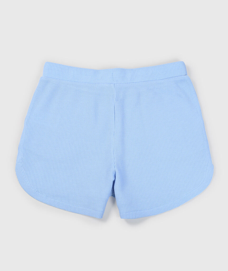 OUTLET Girls' Waffle Pull-On Short