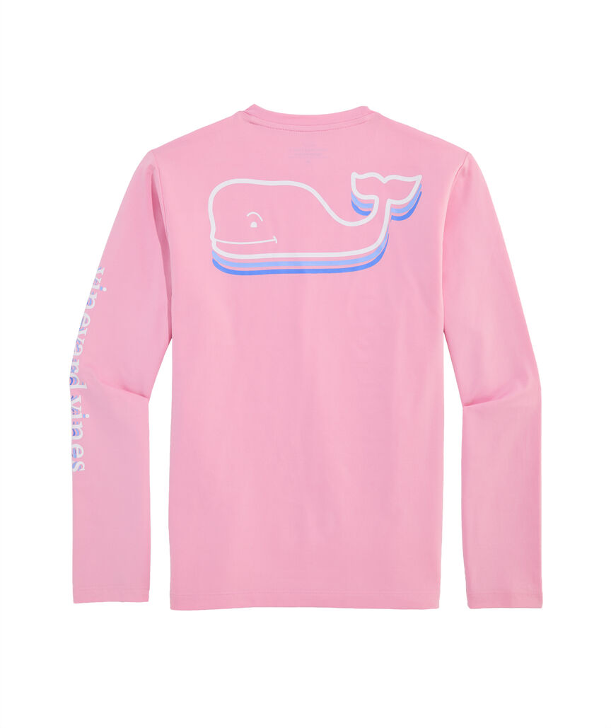 OUTLET Girls' Stacked Whale Rashguard