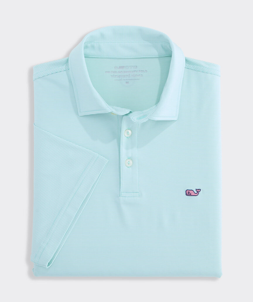 Anegada Stripe Sankaty Performance Polo