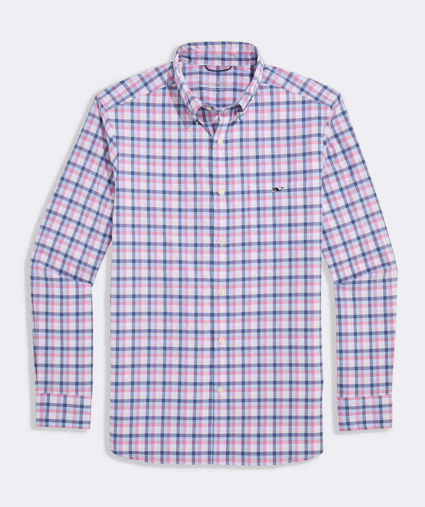 Performance Grenadine Check Featherweight Shirt