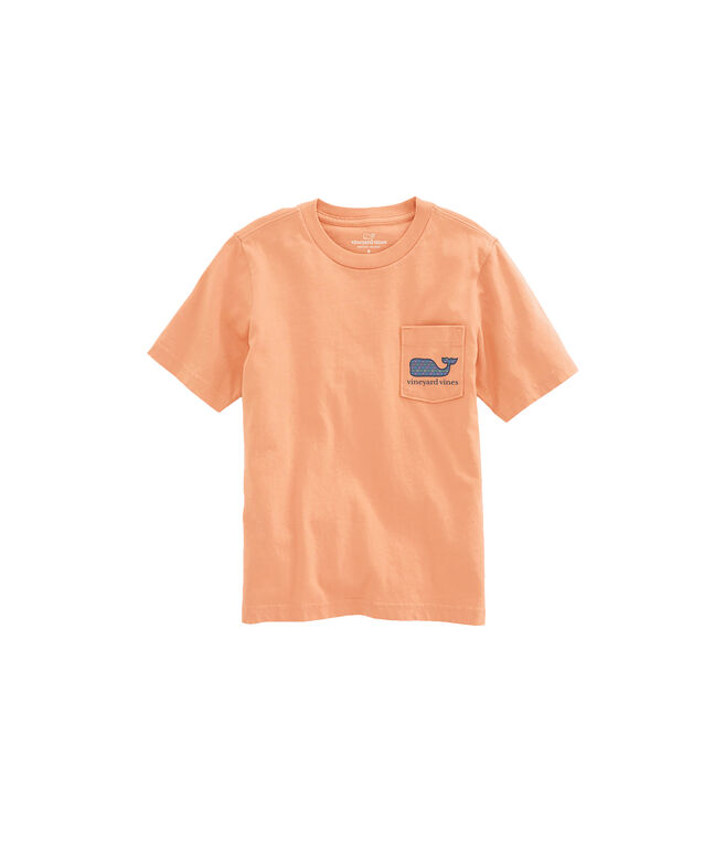 OUTLET Boys' Whale Dot Whale Short-Sleeve Pocket Tee