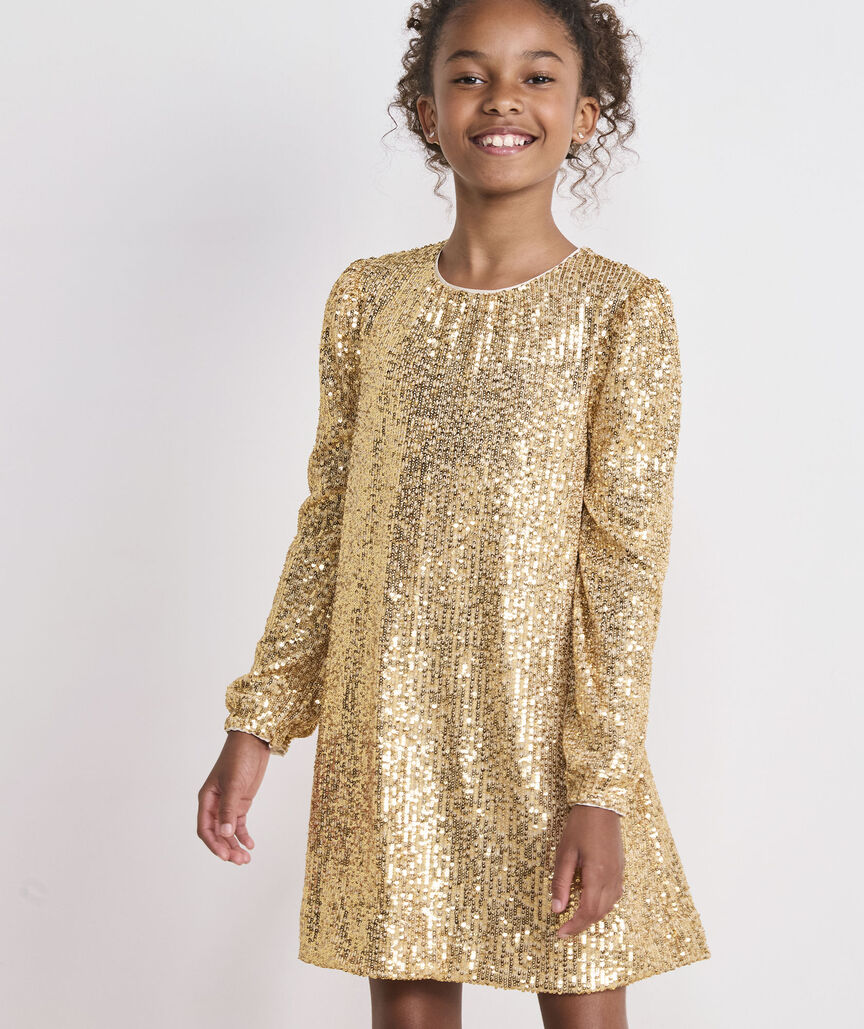Girls' Dakota Sequin Swing Dress