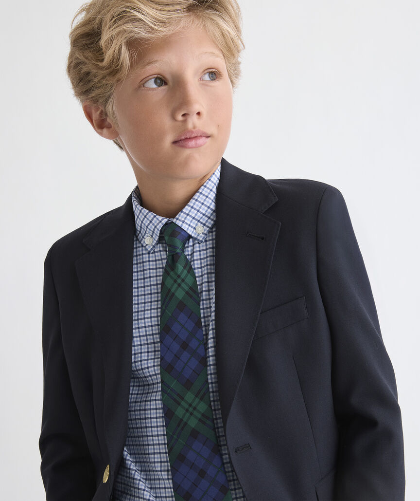 Boys' Noel Blackwatch Silk Tie