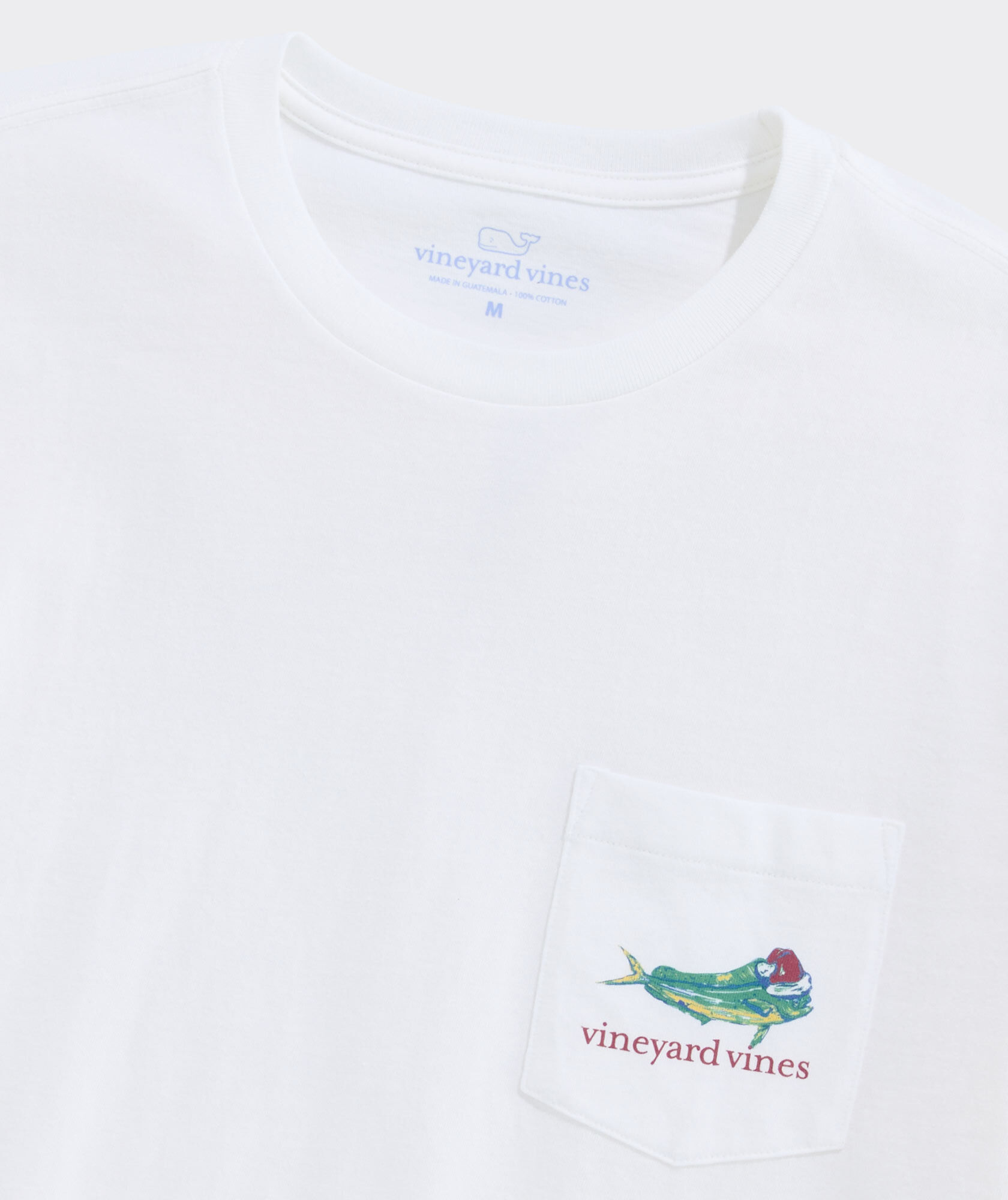 Painted Mahi Christmas Short-Sleeve Pocket Tee