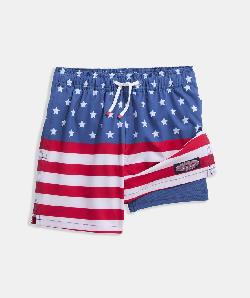 Boys' Short Liner Chappy Swim Trunks