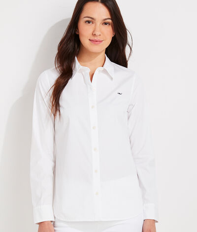 Vineyard Vines Chilmark Classic Button Down (White)