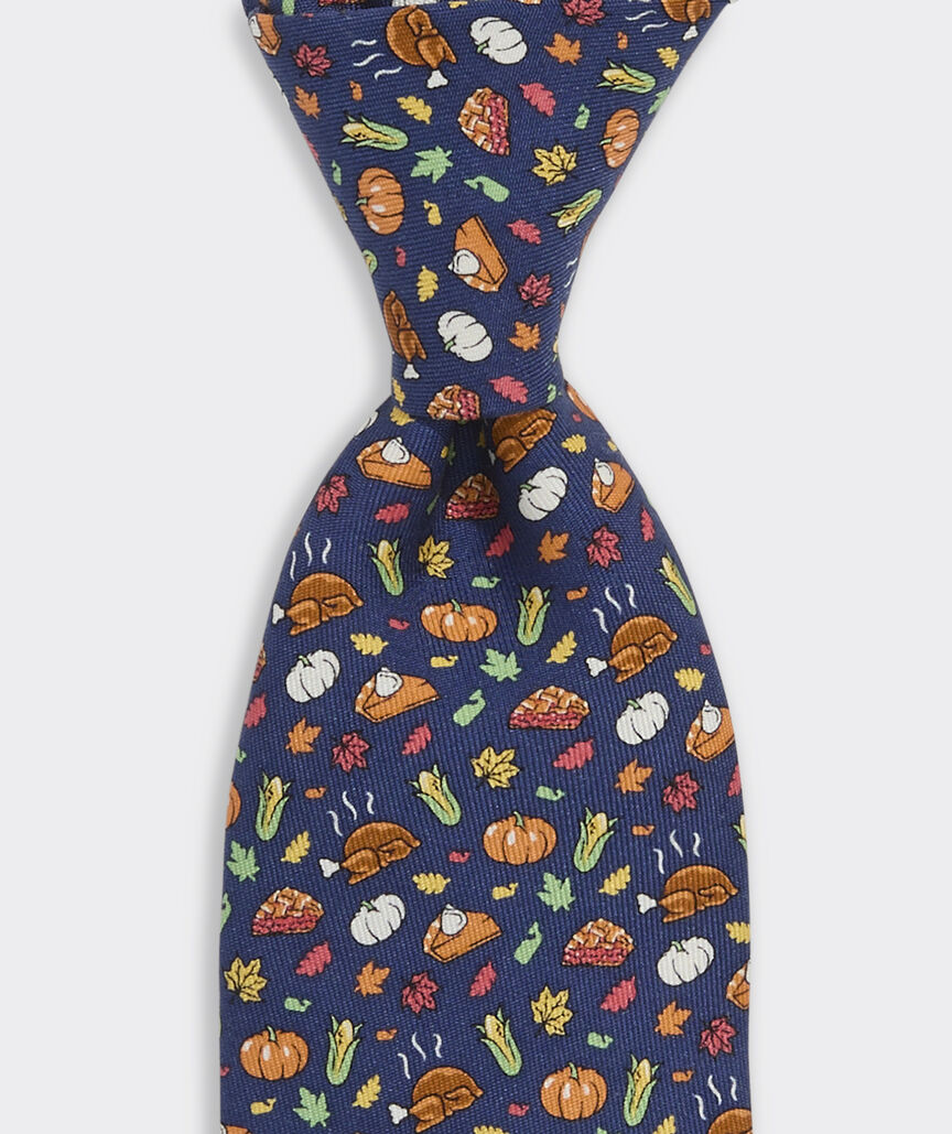 Boys' Thanksgiving Essentials Silk Tie
