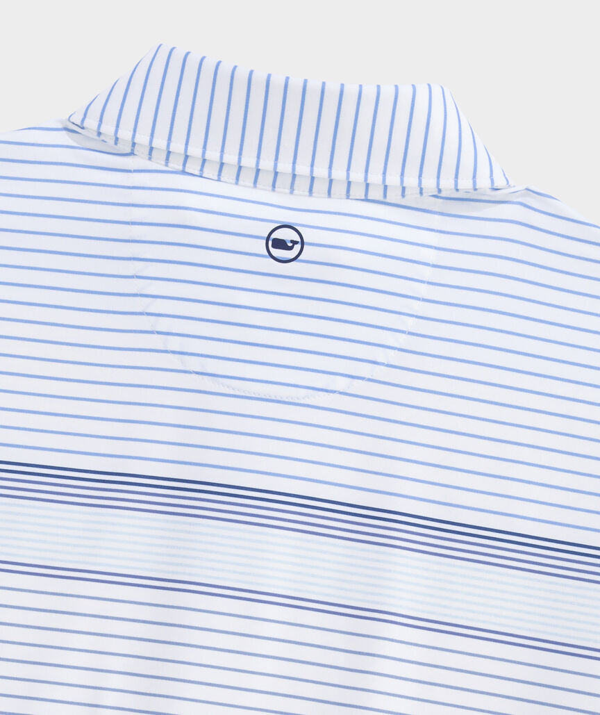 Boys' Performance Kiawah Engineer Stripe Sankaty Polo