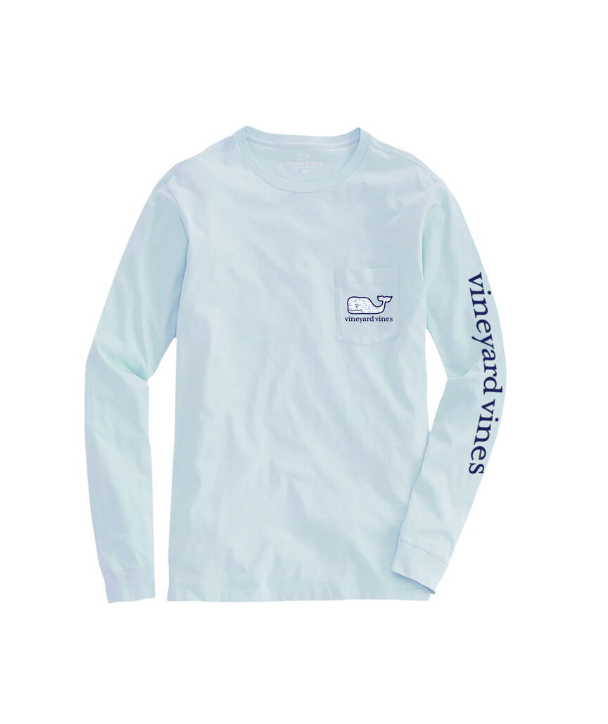 OUTLET Nautical Icons Whale Long-Sleeve Pocket Tee