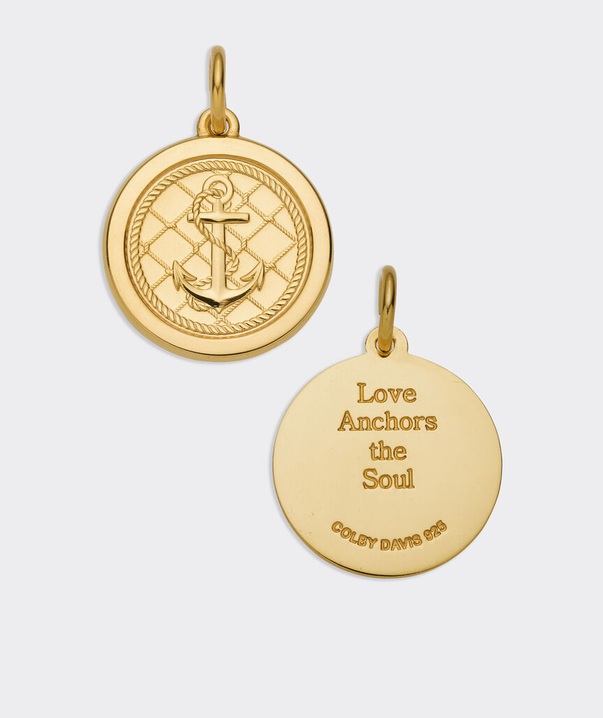 Colby Davis Medium Anchor Gold Vermeil