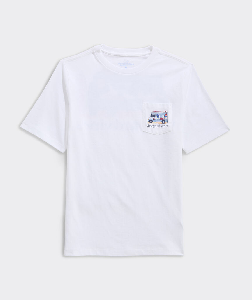 Boys' Ice Cream Surf Truck Short-Sleeve Pocket Tee