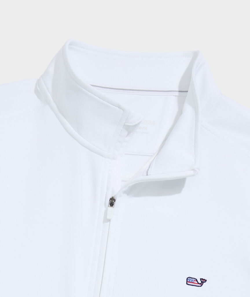 Performance American Flag Whale Clubhouse Quarter-Zip