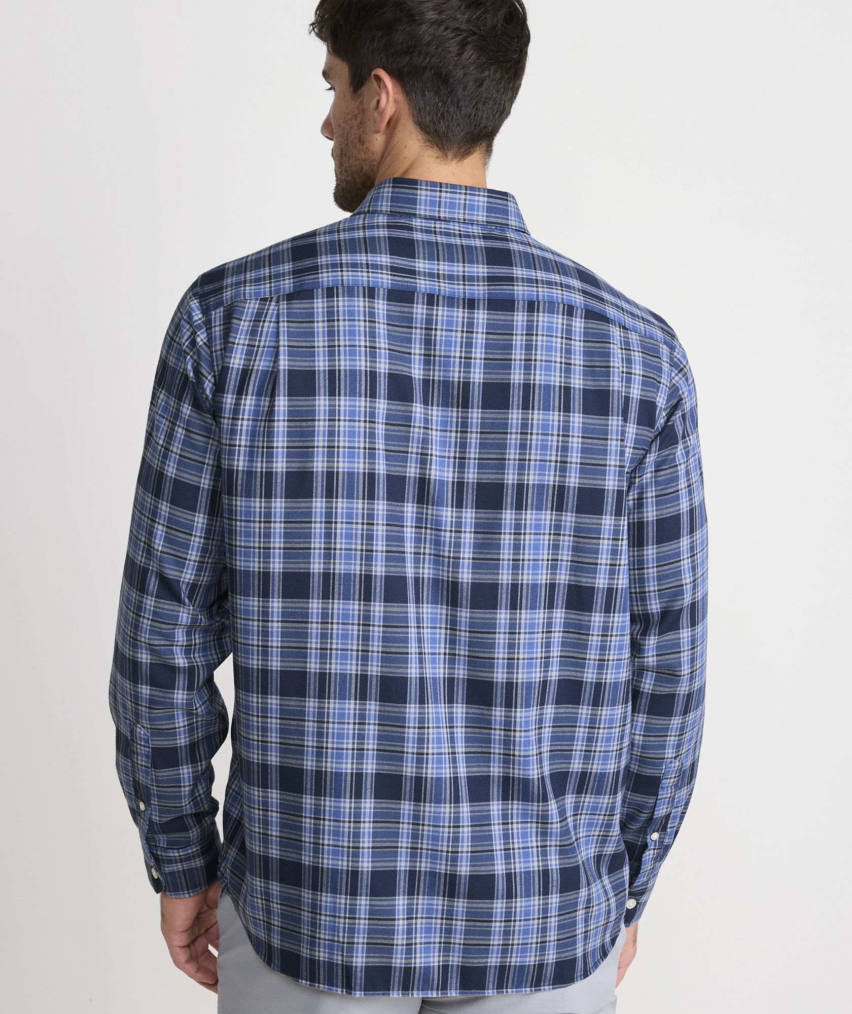 Performance Brushed Tech Twill Sherburne Plaid Shirt