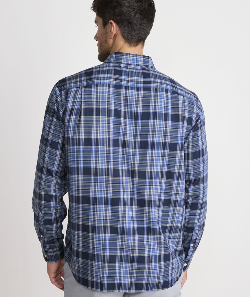 Performance Brushed Tech Twill Sherburne Plaid Shirt