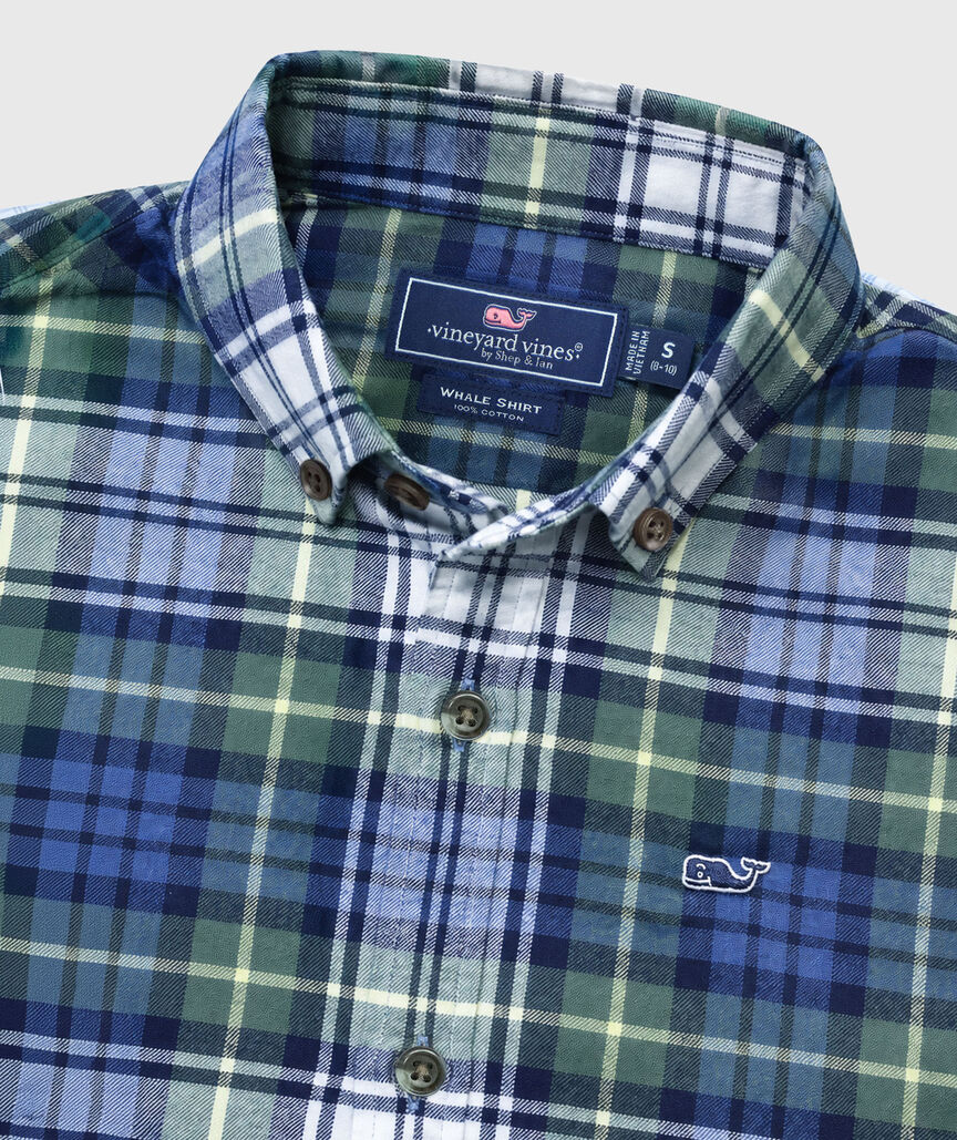 OUTLET Boys' Flannel Plaid Shirt