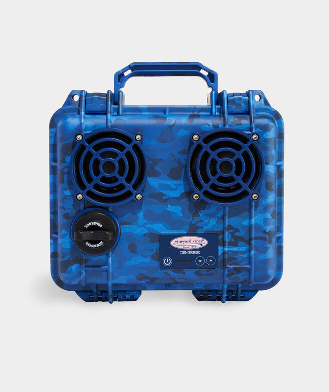 Blue Motif Camo DemerBox Speaker