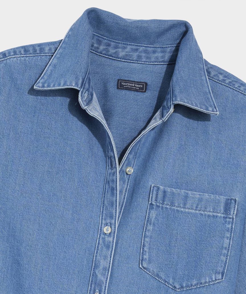 Birdie Denim Button-Down