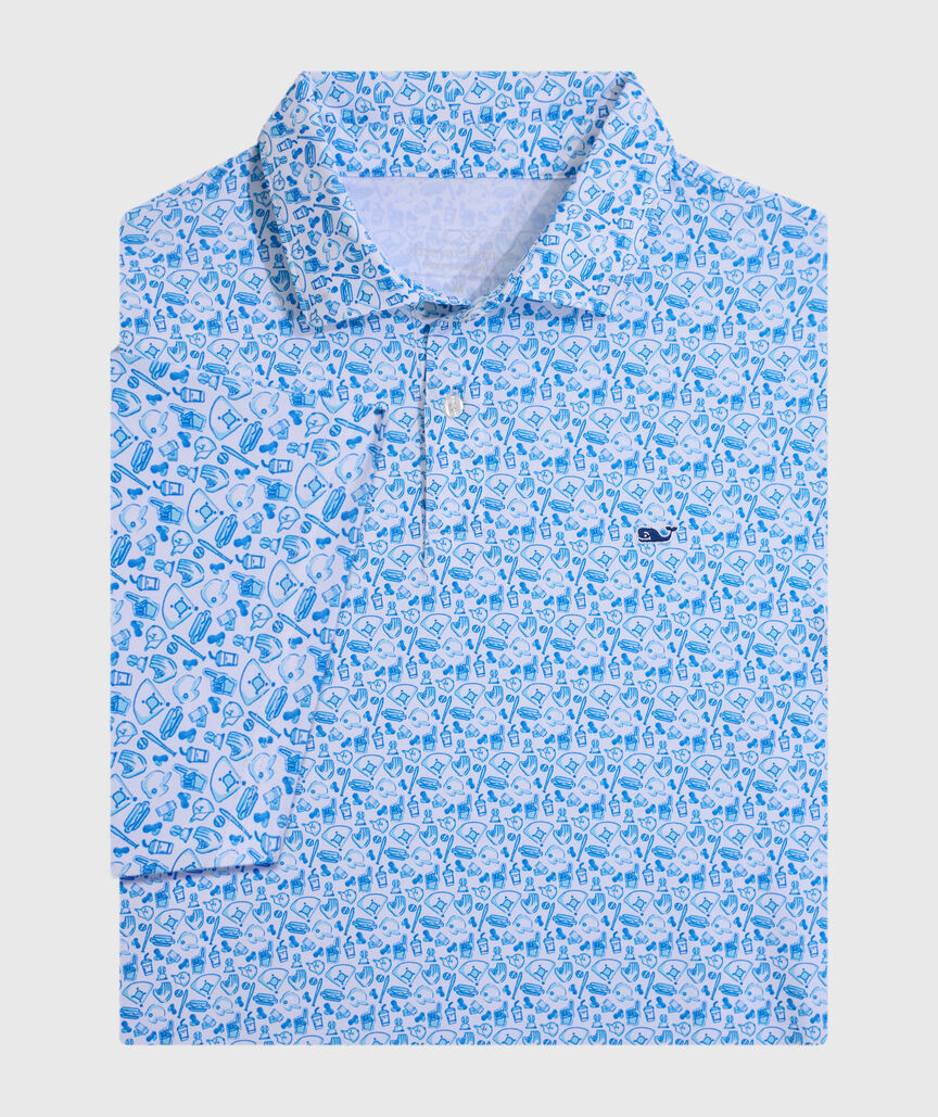 OUTLET Ballpark Fun Performance Polo