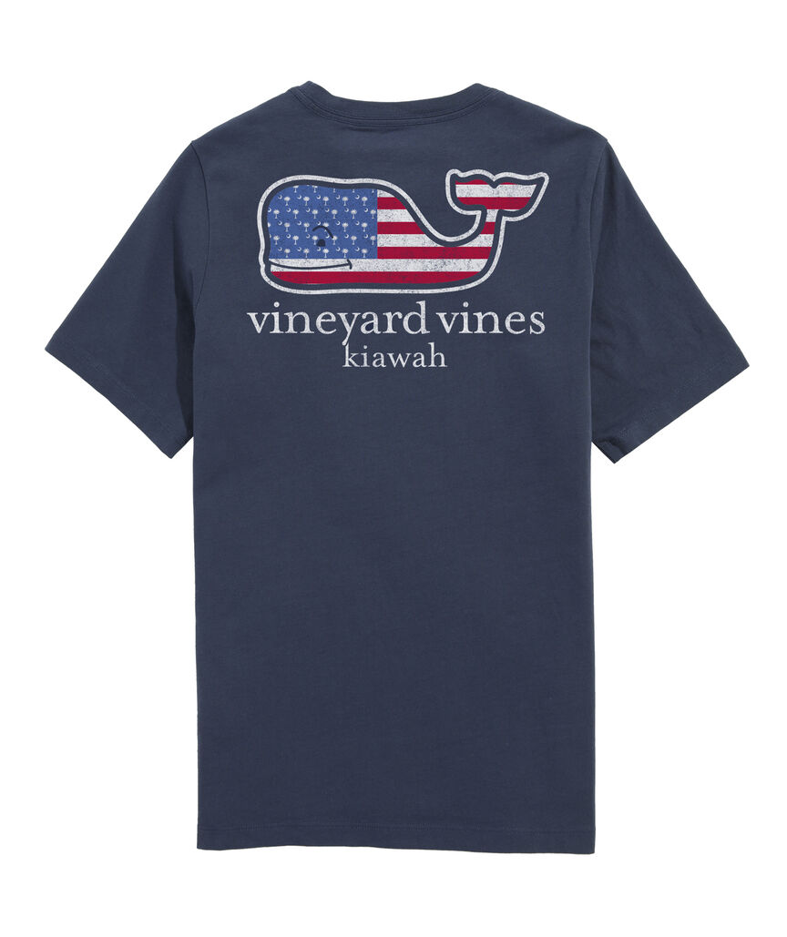 OUTLET Boys' Kiawah Icon Flag Short-Sleeve Pocket Tee