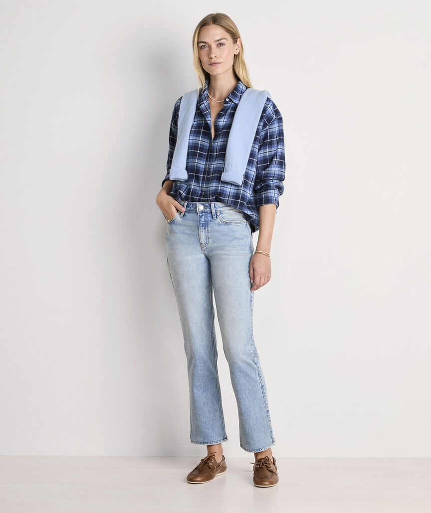 Birdie Flannel Button-Down