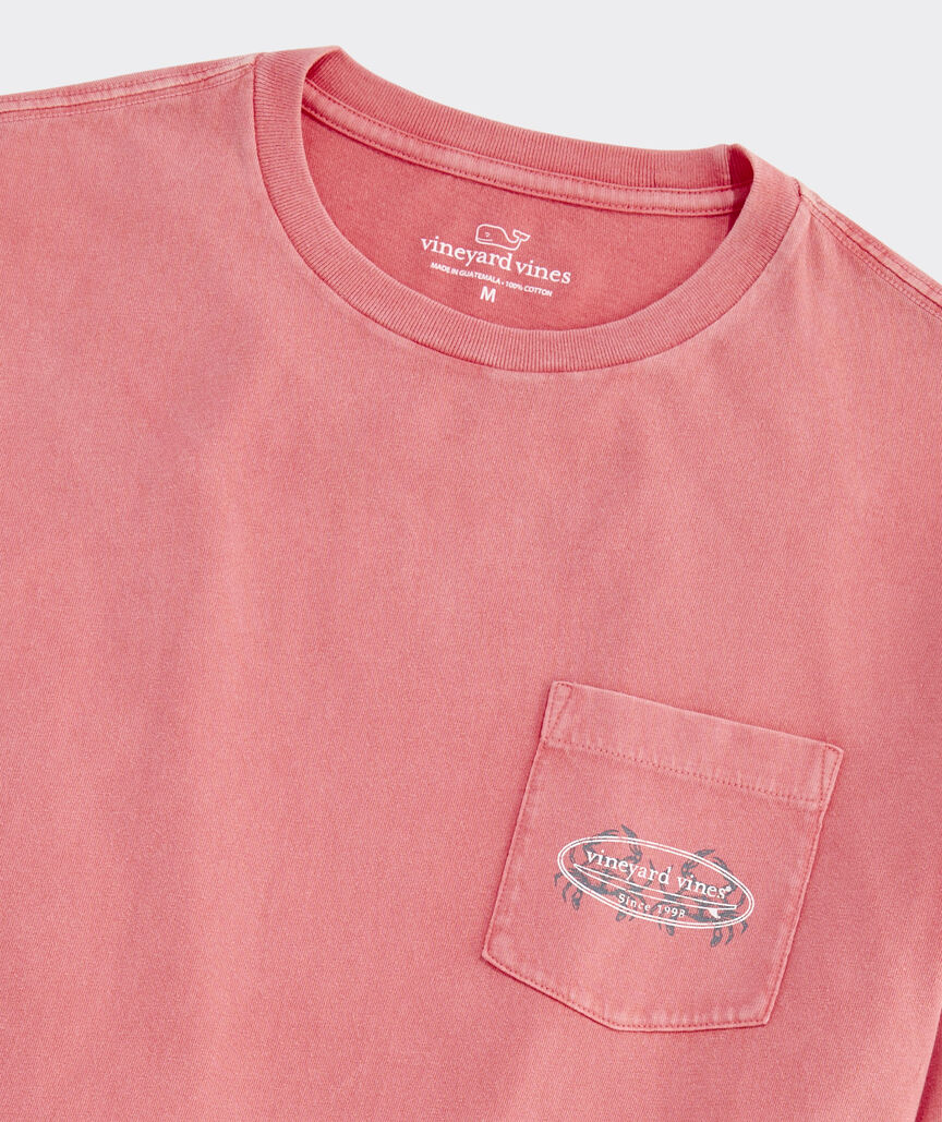 Surf Logo Crabs Long-Sleeve Pocket Tee