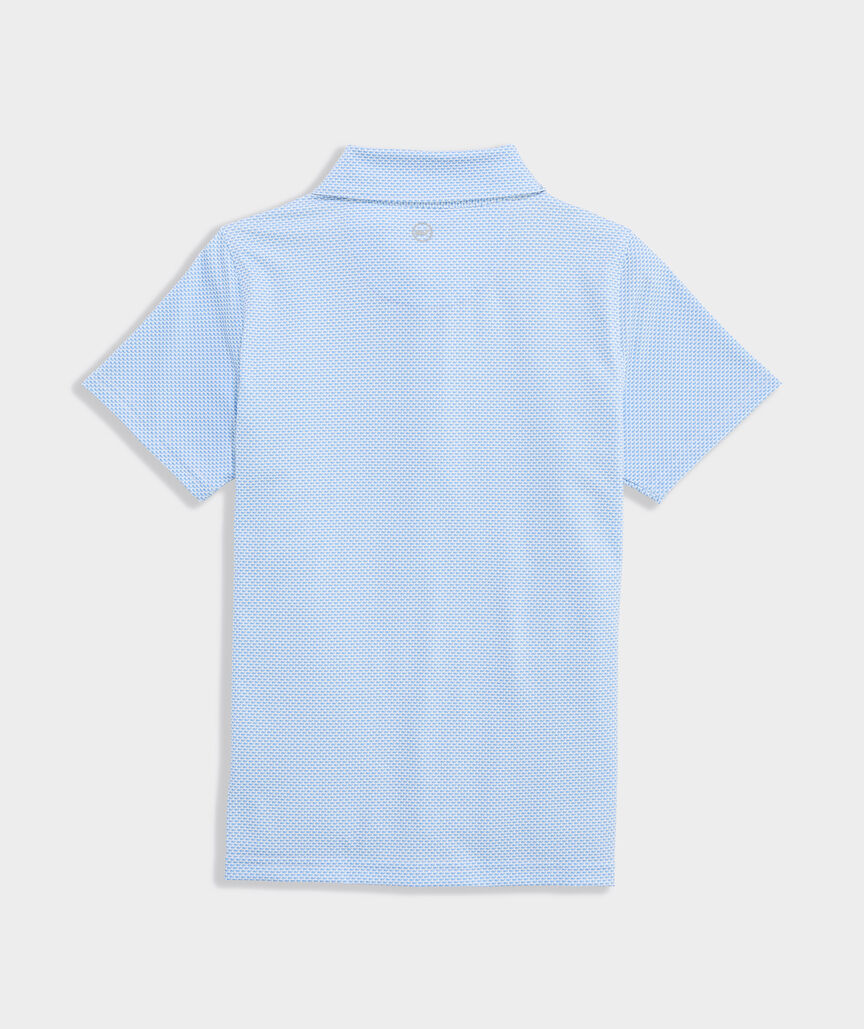 Boys' Performance Printed Sankaty Polo