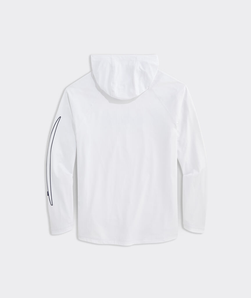 Boat Parade Surf Logo Long-Sleeve Harbor Performance Tee