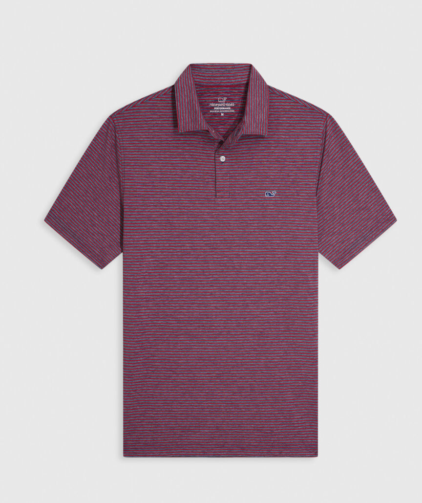OUTLET Performance Bradley Stripe Polo