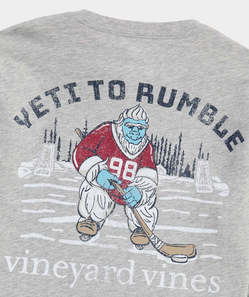 Boys' Yeti To Rumble Long-Sleeve Pocket Tee
