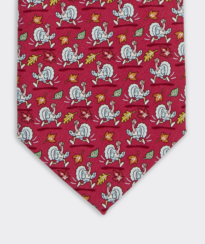 Turkey Trot Silk Tie
