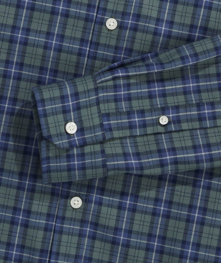 Performance Brushed Tech Twill Siasconset Plaid Shirt