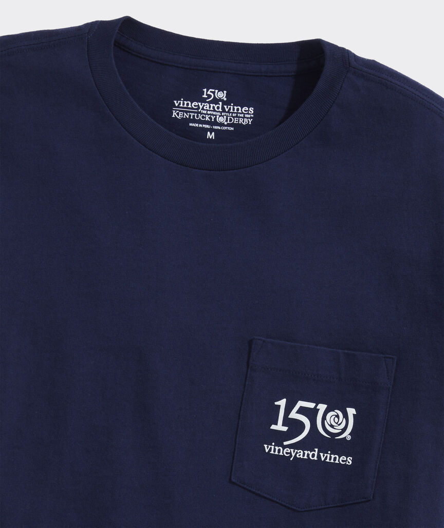 Kentucky Derby 150th Logo Short-Sleeve Pocket Tee