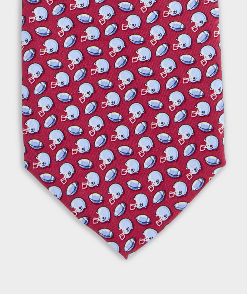 Boys' Tossed Football & Helmet Silk Tie
