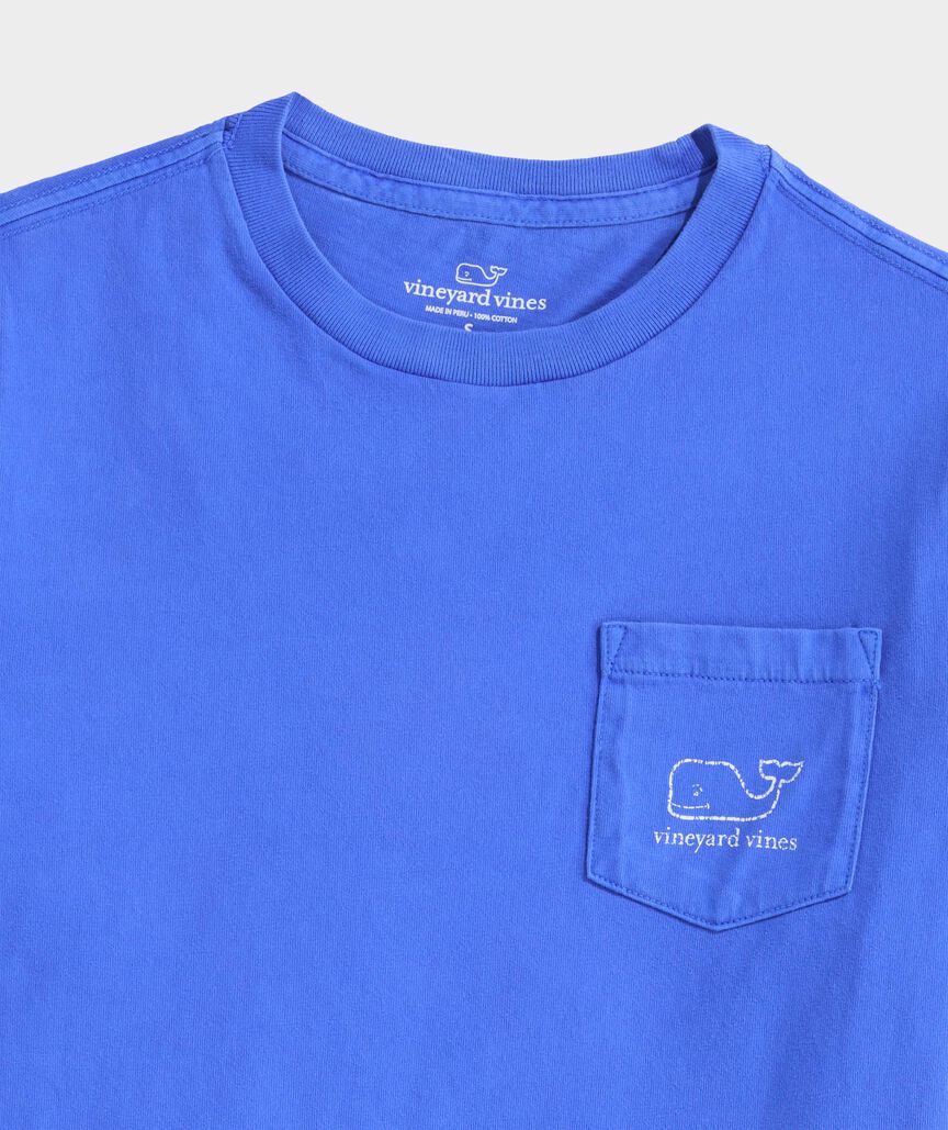 Boys' Neon Vintage Whale Short-Sleeve Pocket Tee