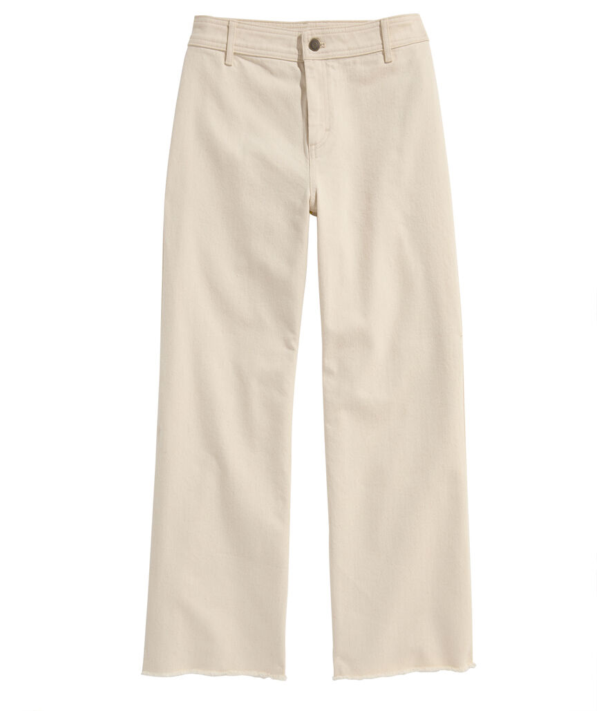 OUTLET Women's Wide Leg Denim Pants