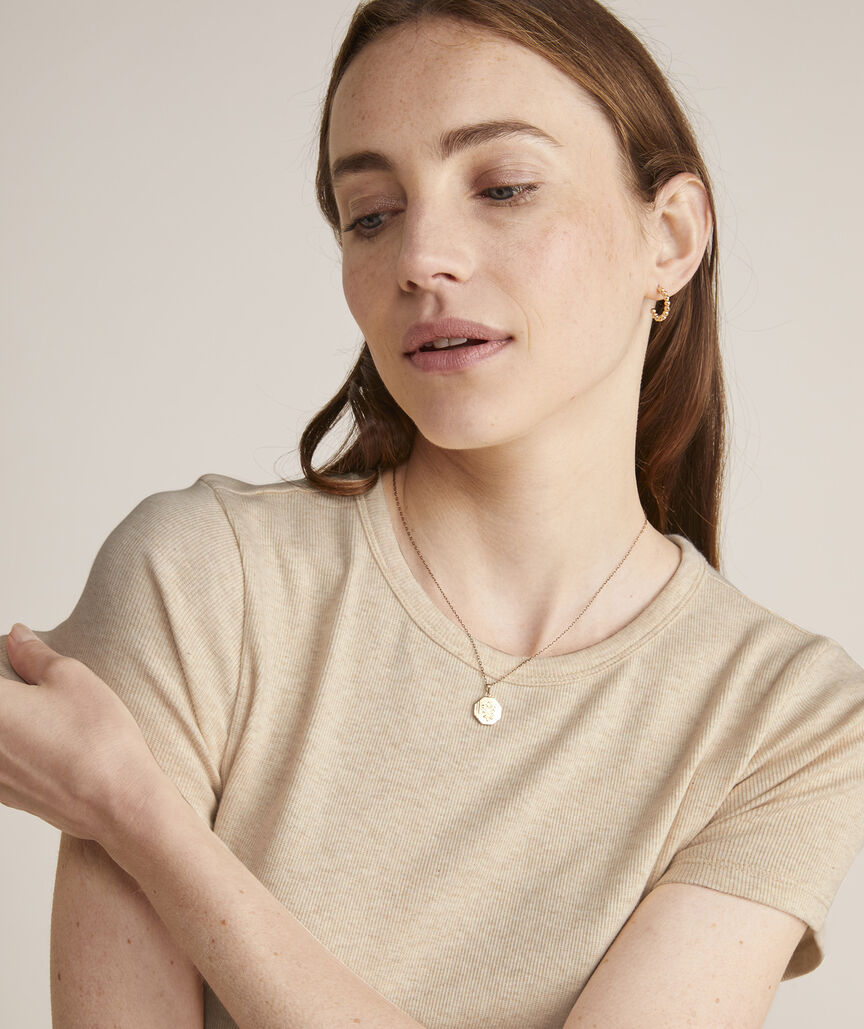 Shop Heritage Ribbed ShortSleeve Tee at vineyard vines