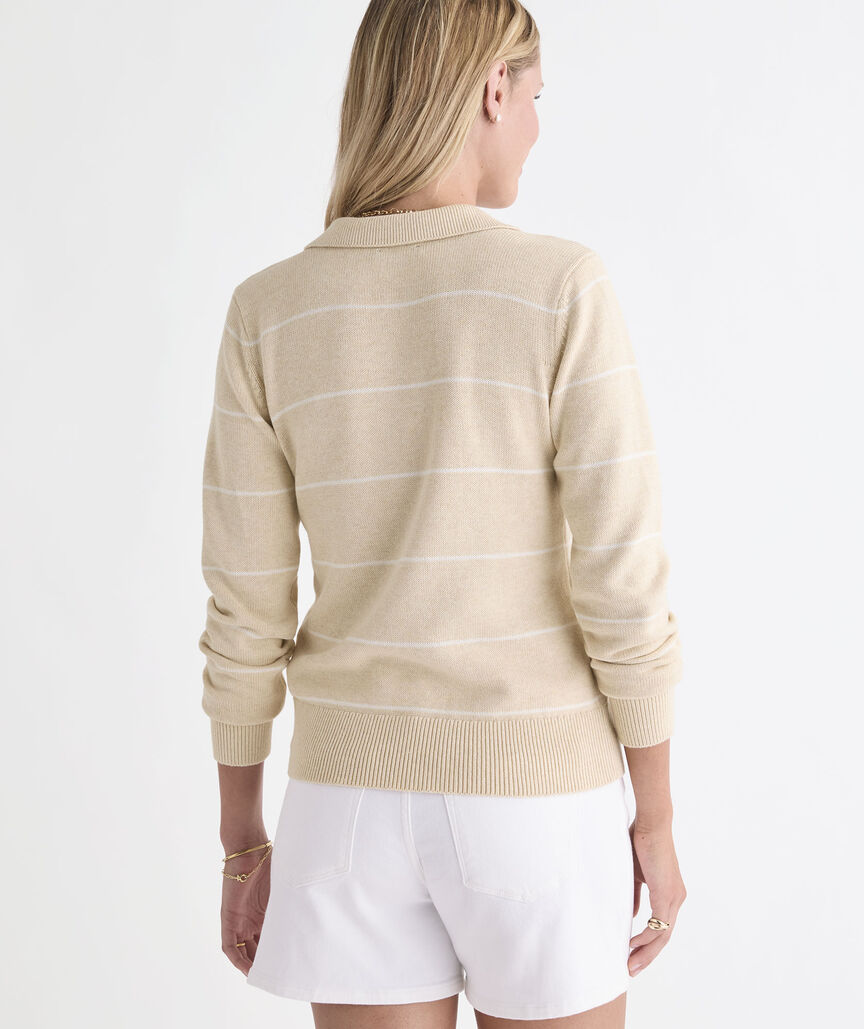 Katie Cotton Polo Sweater