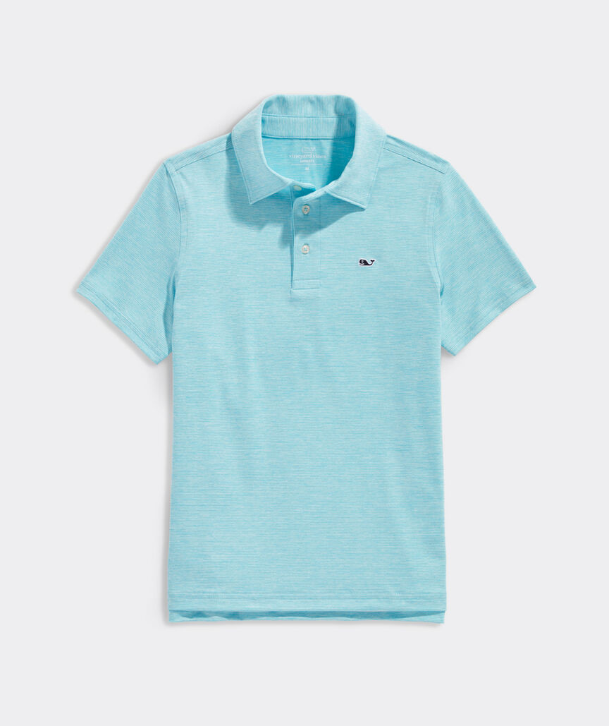 Boys' Performance St. Jean Stripe Sankaty Polo