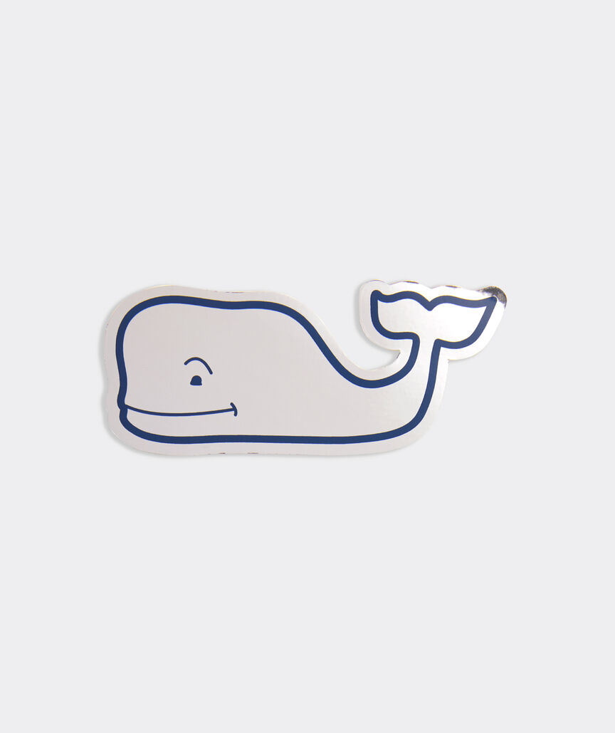 Silver Whale Sticker