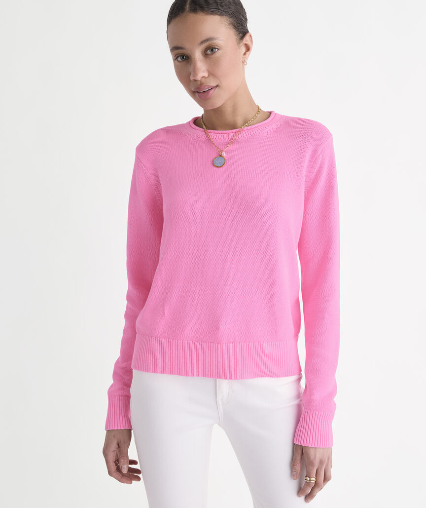 Katie Cotton Rollneck Solid Sweater