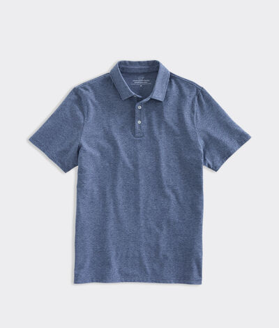 Vineyard Vines Solid Edgartown Polo Shirt (Blue) (Size: Small)