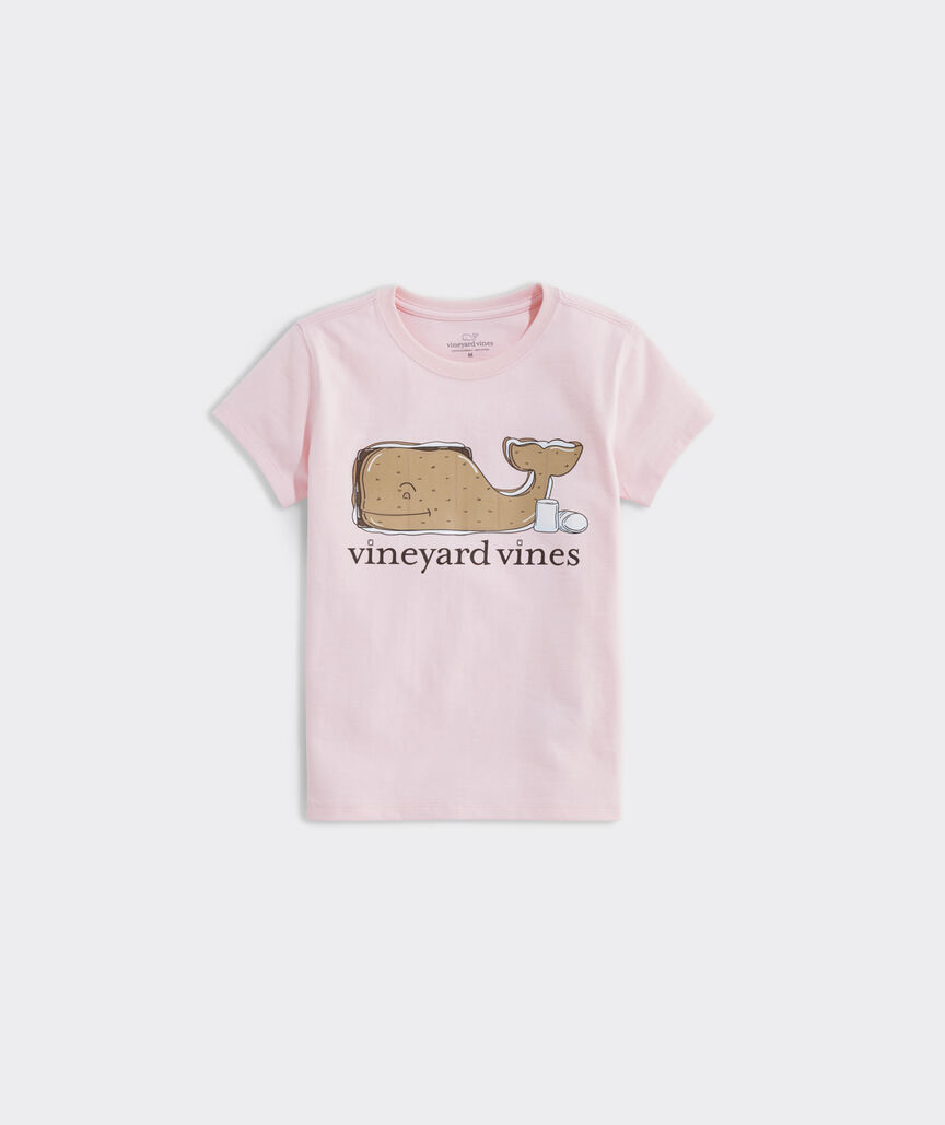Girls' S'Mores Whale Short-Sleeve Tee