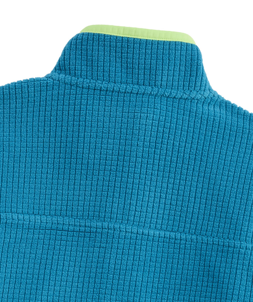 OUTLET Boys' Grid Fleece Quarter-Zip