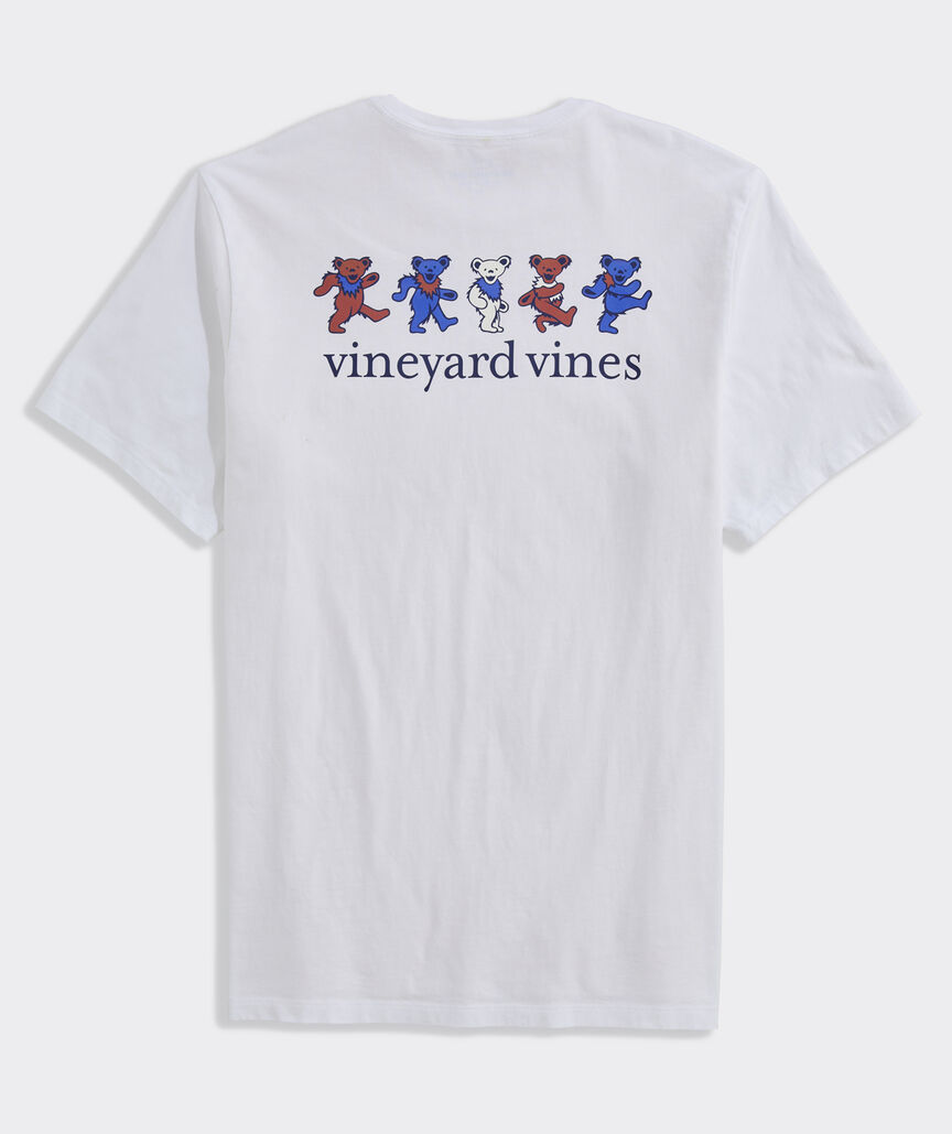 Grateful Dead x vineyard vines Dancing Bears Short-Sleeve Pocket Tee