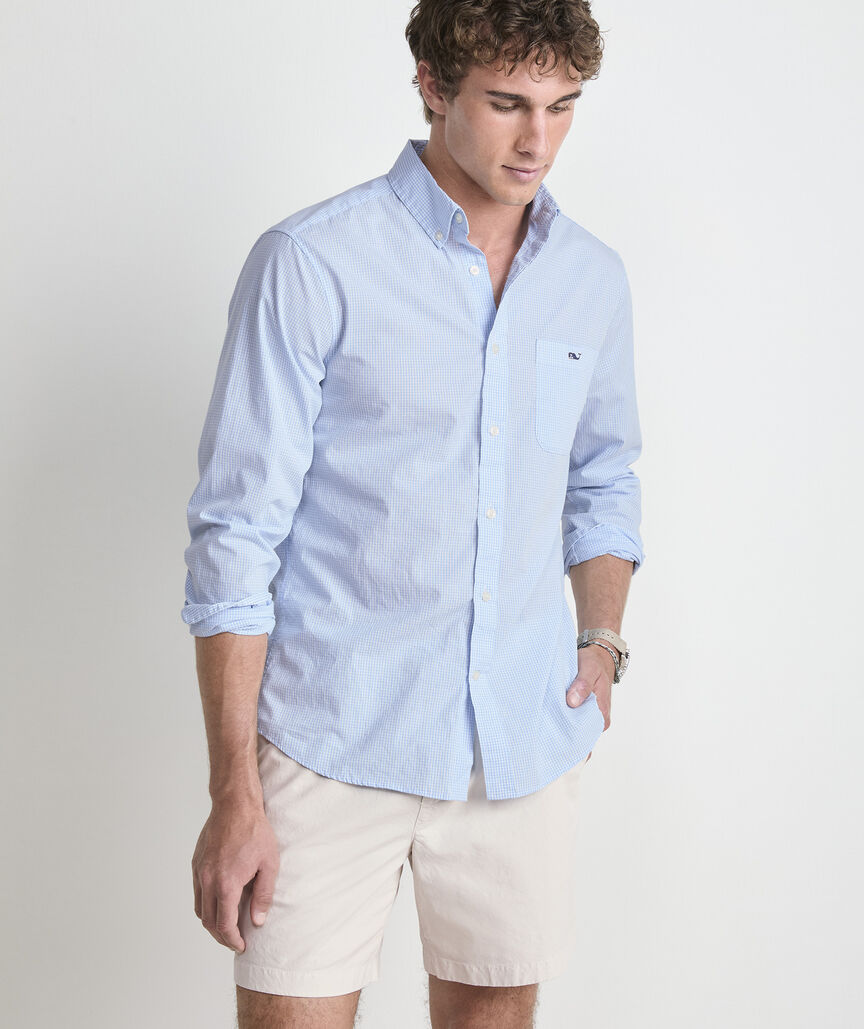 Anegada Gingham Perfect Wash Poplin Shirt